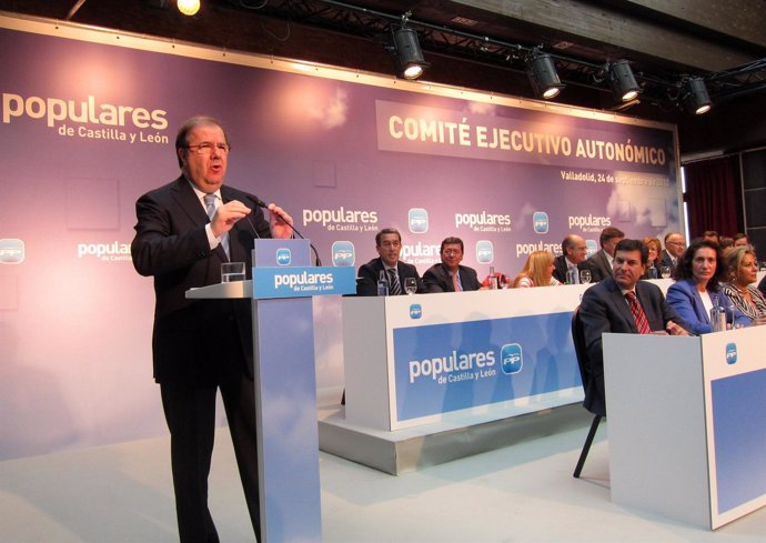 Juan Vicente Herrera en su intervención en el Comité Ejecutivo del PP