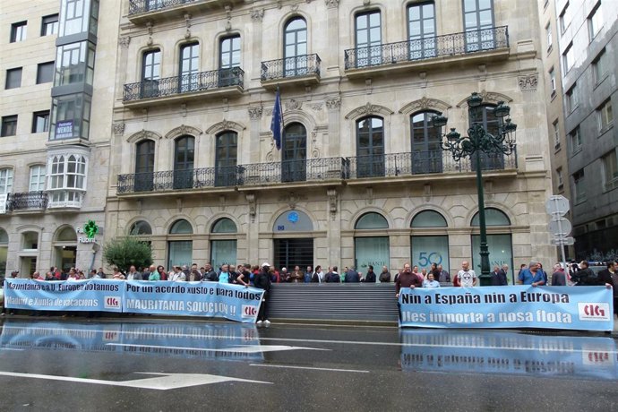 Protesta en Vigo para reclamar un nuevo acuerdo con Mauritania