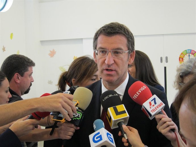 Alberto Núñez Feijóo en Vigo