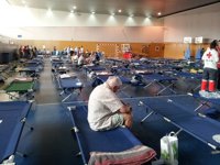 Cruz Roja desmonta el albergue de Villar del Arzobispo y mantiene operativo el de Vilamarxant