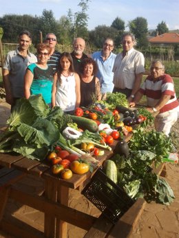 Hortelanos de Camargo donan 40 kilos a la Cocina Económica  
