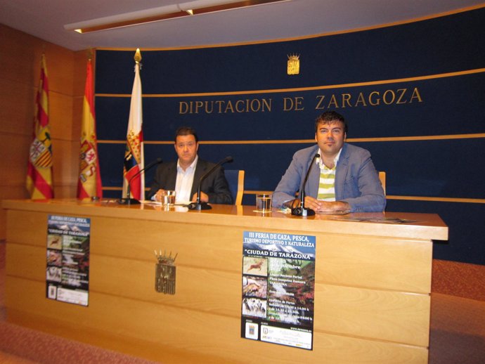 Julio Gracia y Manuel Sánchez han presentado la Feria de Caza, Pesca y Turismo