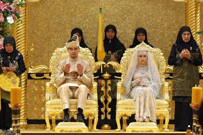Boda de princesa Hafizah de Brunéi y Pengiran Haju Muhamad