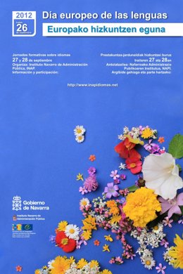 Cartel que anuncia los seminarios organizados por el Día europeo de las Lenguas.