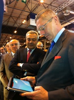 Alberto Ruiz-Gallardon en la inauguración de Simo Network 2012