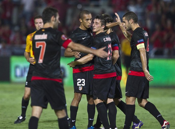 El Atlético de Madrid golea al Hapoel
