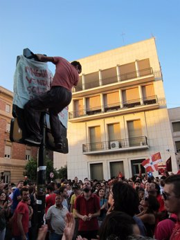 Imagen de la protesta