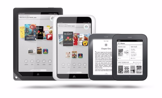 Libros electrónicos ebooks y tablets de Barnes & Noble Nook