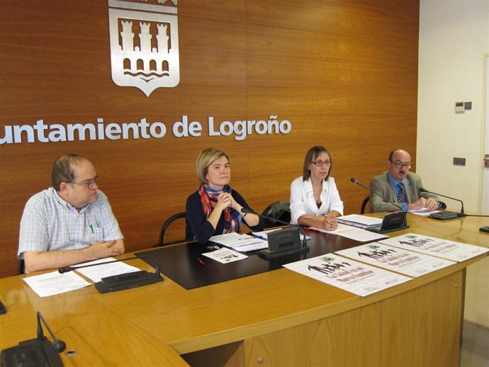 Corres, Palacios, Sarabia y Catalán, en la presentación