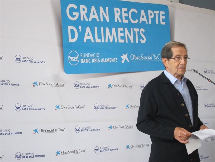 El Presidente Del Banc Dels Aliments, Antoni Sansalvador