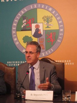 Segundo Píriz, Rector De La Universidad De Extremadura