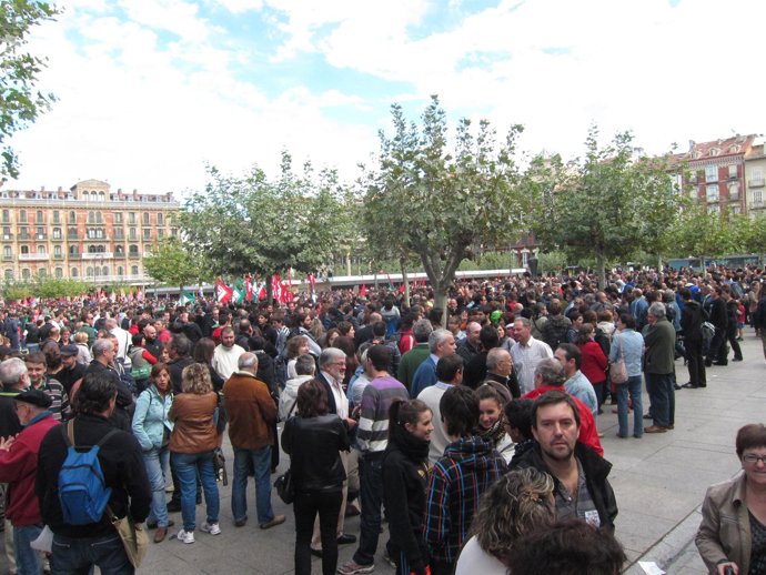 Manifestación con motivo de la huelga general del 26-S.