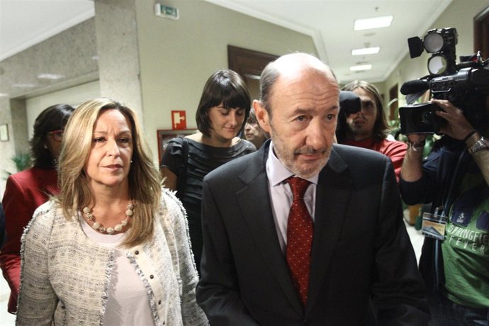 Reunión de Alfredo Pérez Rubalcaba