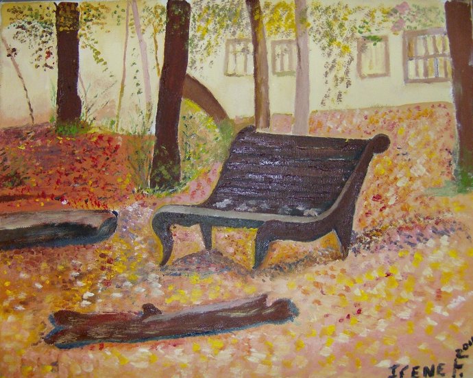 Pintura 'El otoño en Lérida'
