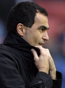 El entrenador del Wigan, el español Roberto Martínez