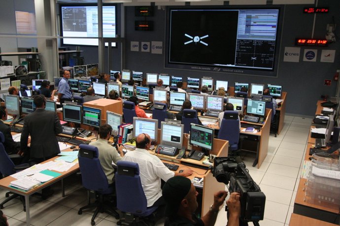 Sala de control de la ESA
