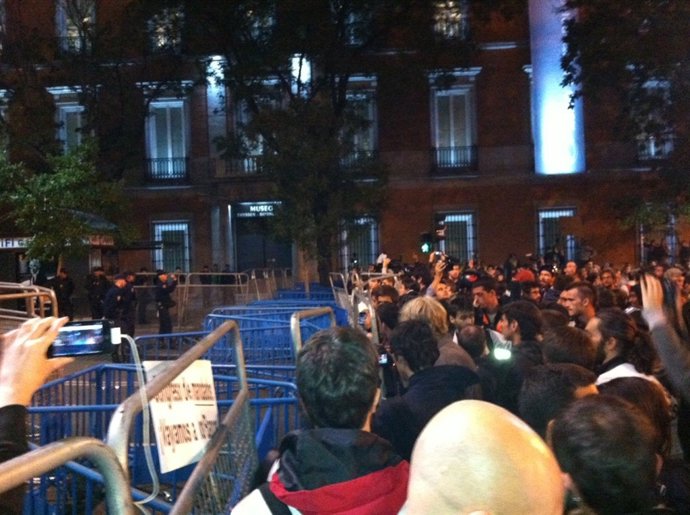 Manifestación en Neptuno durante el 26-S