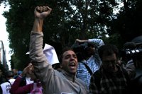 Manifestantes se concentran hoy en Madrid para apoyar a los detenidos
