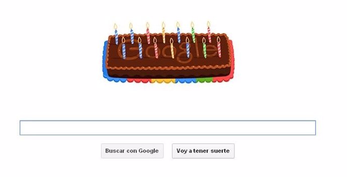 Doodle 14 cumpleaños Google