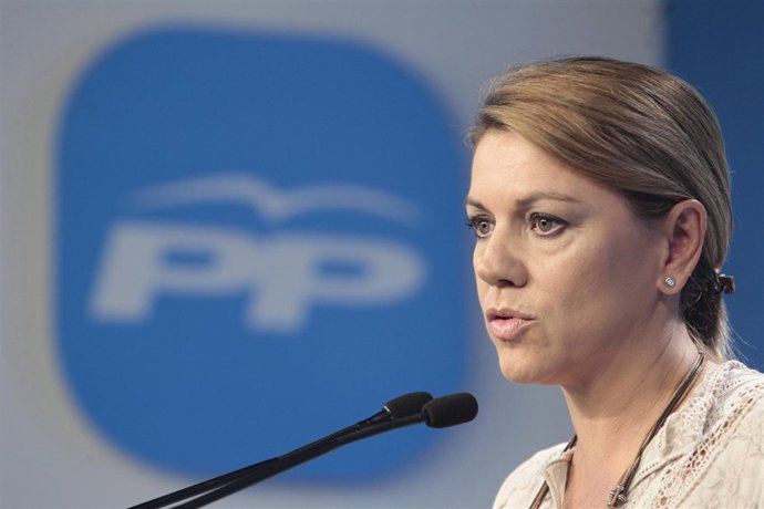 María Dolores de Cospedal en Rueda De Prensa