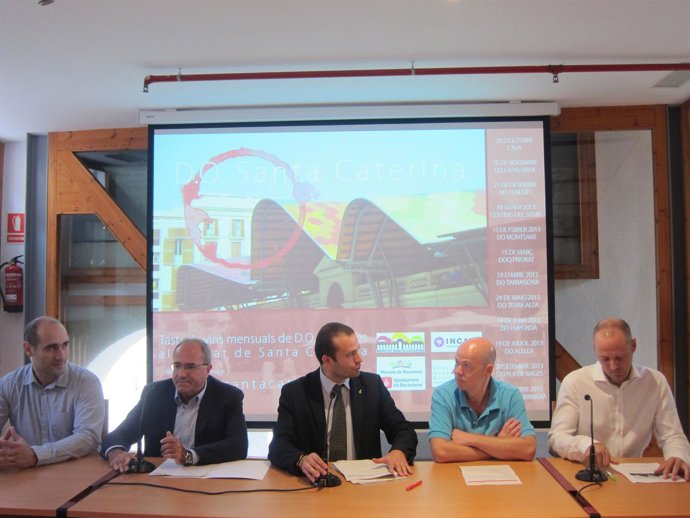 Ramon Guix, Salvador Rovira, Raimond Blasi, Josep Balaguer y Jordi Guillemí