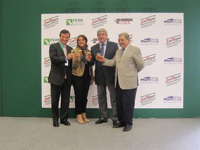 X.Pérez, S. Recasens, J.M.Rubio Y G.Farràs En El San Miguel Tast Barcelona