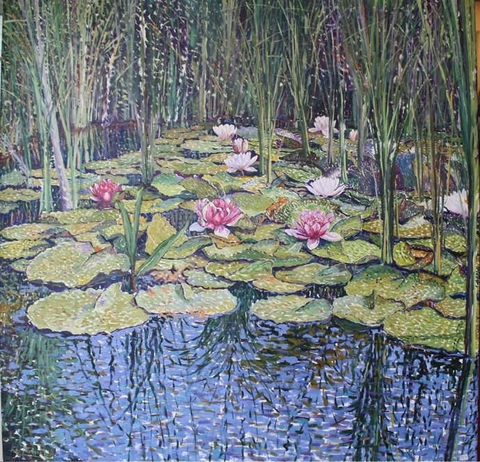 Obra Plantas acuáticas de Miguel Ángel Ferrer