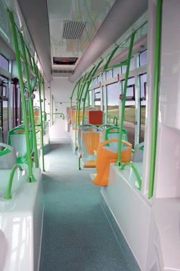 Interior De Un Autobús Urbano
