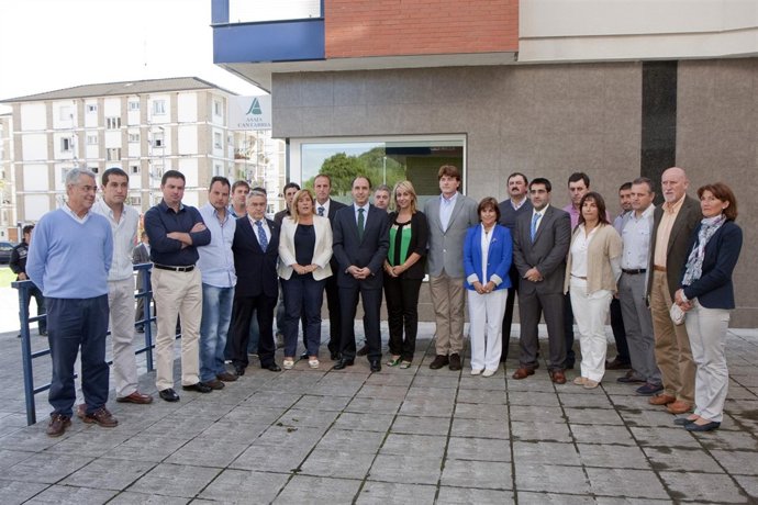 Diego en la inauguración de la nueva sede de Asaja