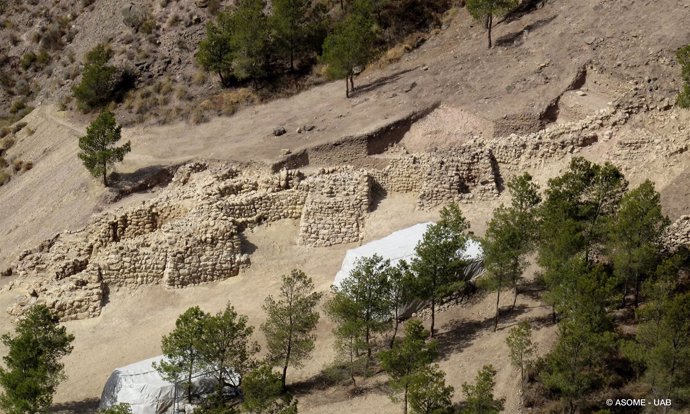 Imagen de la fortificación de La Bastida de hace 4.200 años