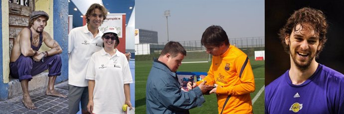 Macaco, Nadal, Messi y Gasol apoyan los Juegos Special Olympics