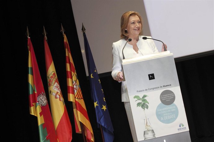 Luisa Fernanda Rudi, en el acto de clausura