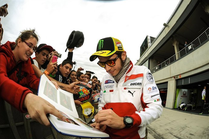 El piloto italiano Valentino Rossi