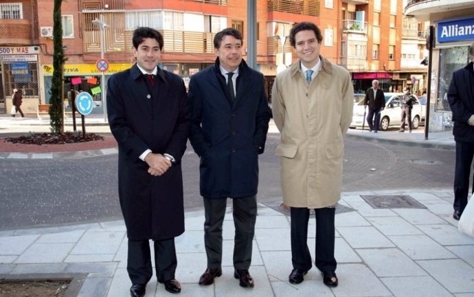 David Pérez, Ignacio González y Borja Sarasola