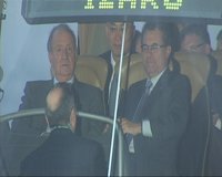 El Rey y Mas conversan 5 minutos en la inauguración de la nueva terminal del Puerto de Barcelona