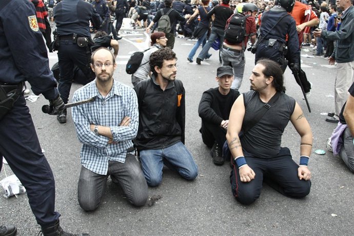 Manifestación 'Rodea al Congreso' el 25-S en Madrid