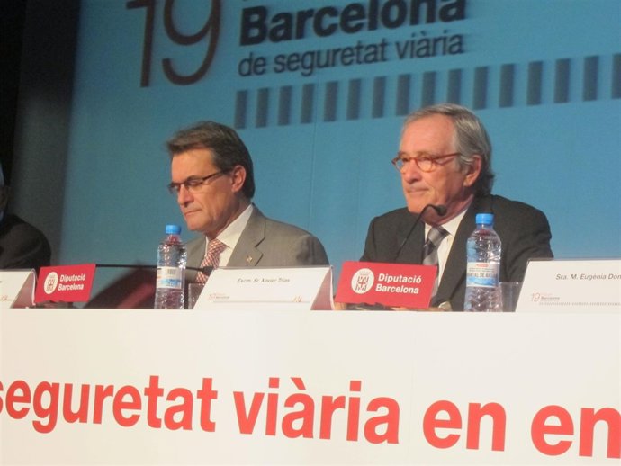 El pte. De la Generalitat, Artur Mas, y el alcalde de Barcelona, Xavier Trias