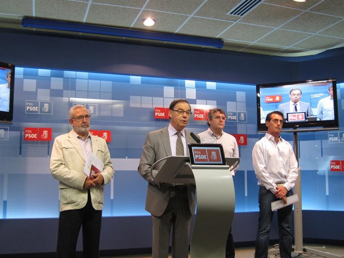 Desde la izda. Gregorio Galilea, Román Felones, Antonio Gila y Alfonso Mateo.