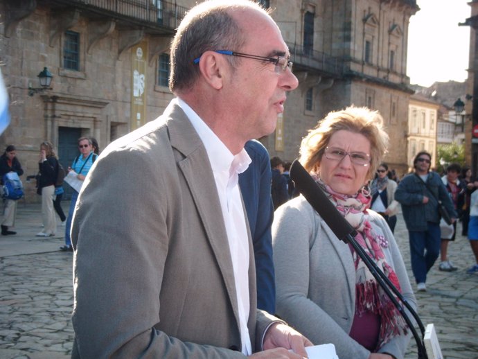 El candidato nacionalista a la Presidencia de la Xunta, Francisco Jorquera