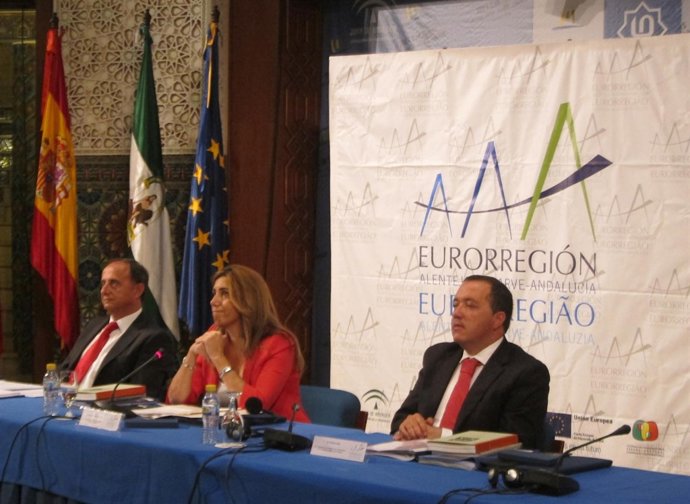 Susana Díaz, hoy en la reunión del II Consejo de la Eurorregión