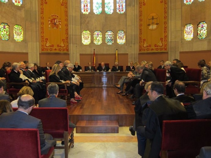 Apertura del año judicial en el Palacio de Justicia de Catalunya