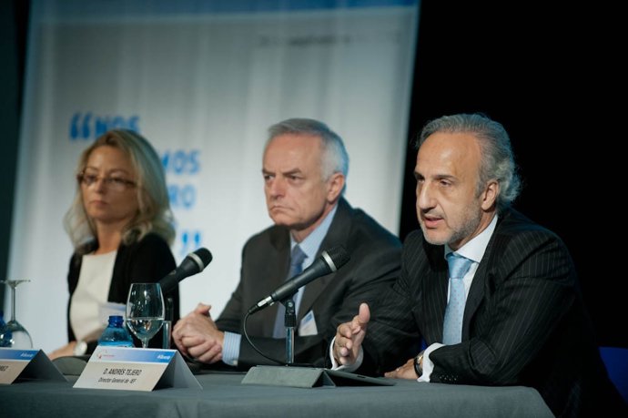 Marisa Sauras, Gutiérrez (C) y Tejedor