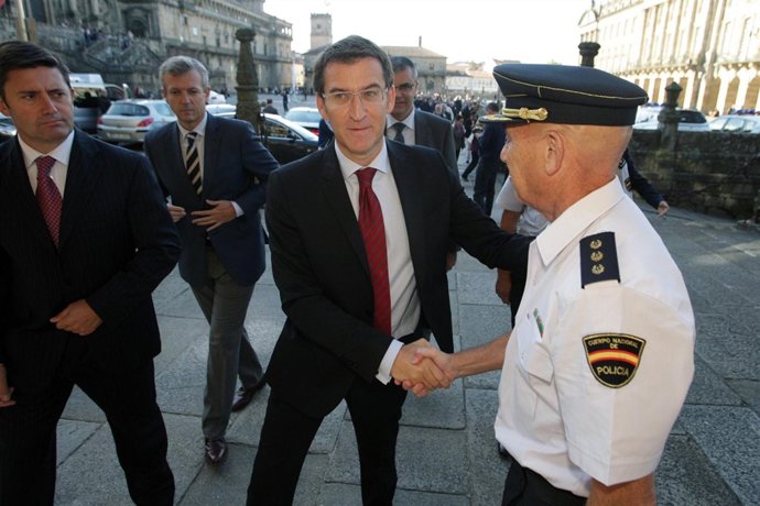 FOTOS XUNTA.RECEPCION POLICIA. FOTOS CONCHI PAZ