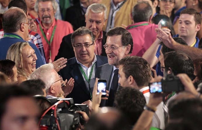 Rajoy en la clausura del Congreso del PP-A