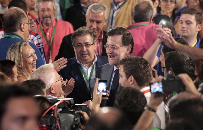 Rajoy en la clausura del Congreso del PP-A