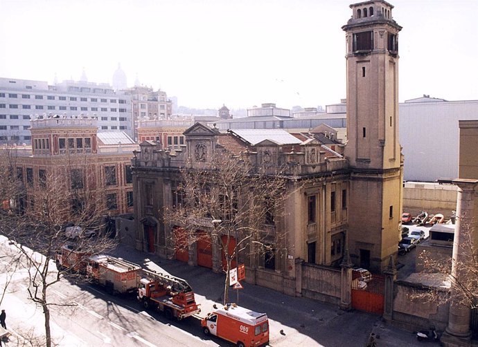 El parque de bomberos de Poble Sec