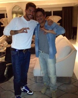 Sergio Ramos y Alejandro Sanz