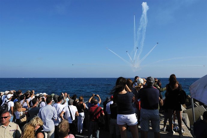 Festa al Cel de Barcelona en su edición del 2011