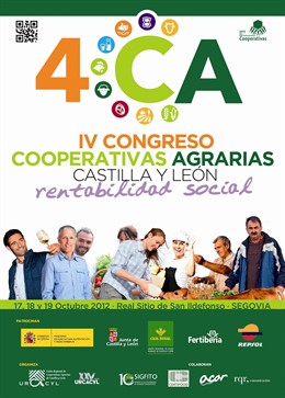 Cartel del IV Congreso de Cooperativas Agrarias de CyL