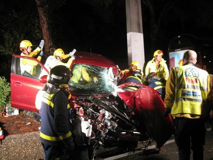 Una imagen del accidente